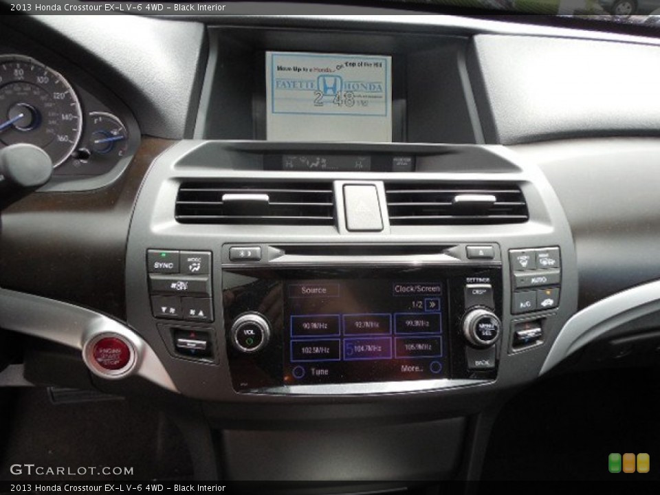 Black Interior Controls for the 2013 Honda Crosstour EX-L V-6 4WD #81501499