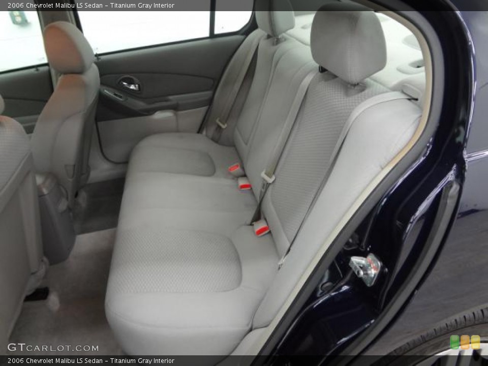 Titanium Gray Interior Rear Seat for the 2006 Chevrolet Malibu LS Sedan #81503319