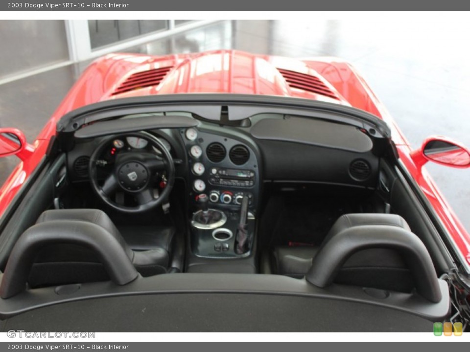 Black Interior Dashboard for the 2003 Dodge Viper SRT-10 #81504561