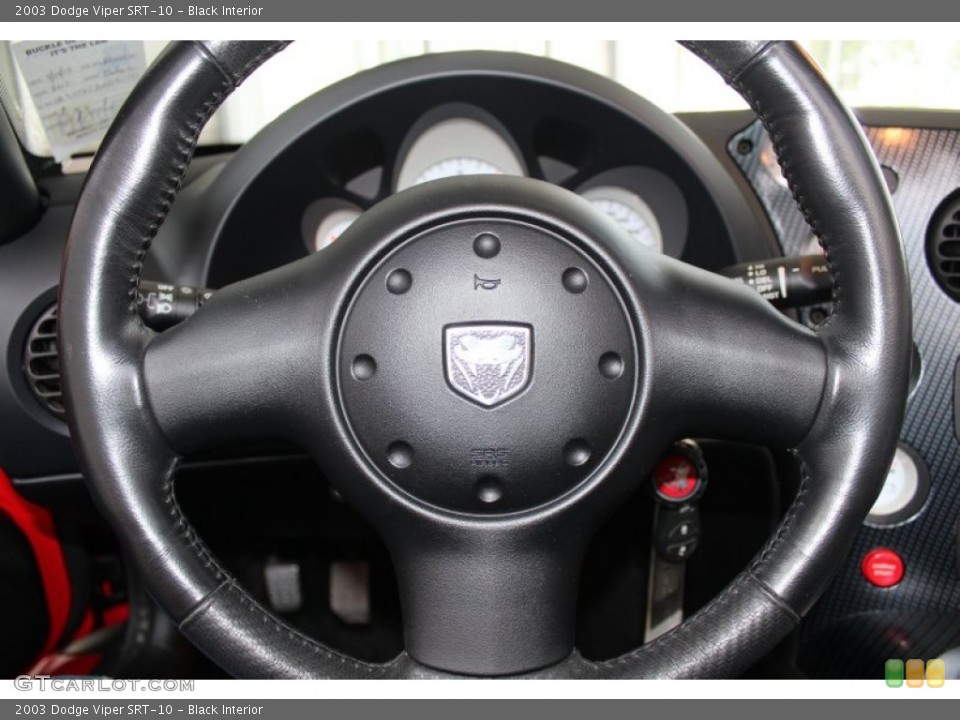 Black Interior Steering Wheel for the 2003 Dodge Viper SRT-10 #81504614