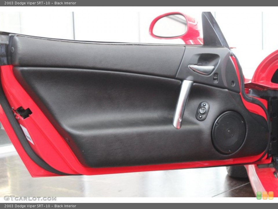 Black Interior Door Panel for the 2003 Dodge Viper SRT-10 #81504645