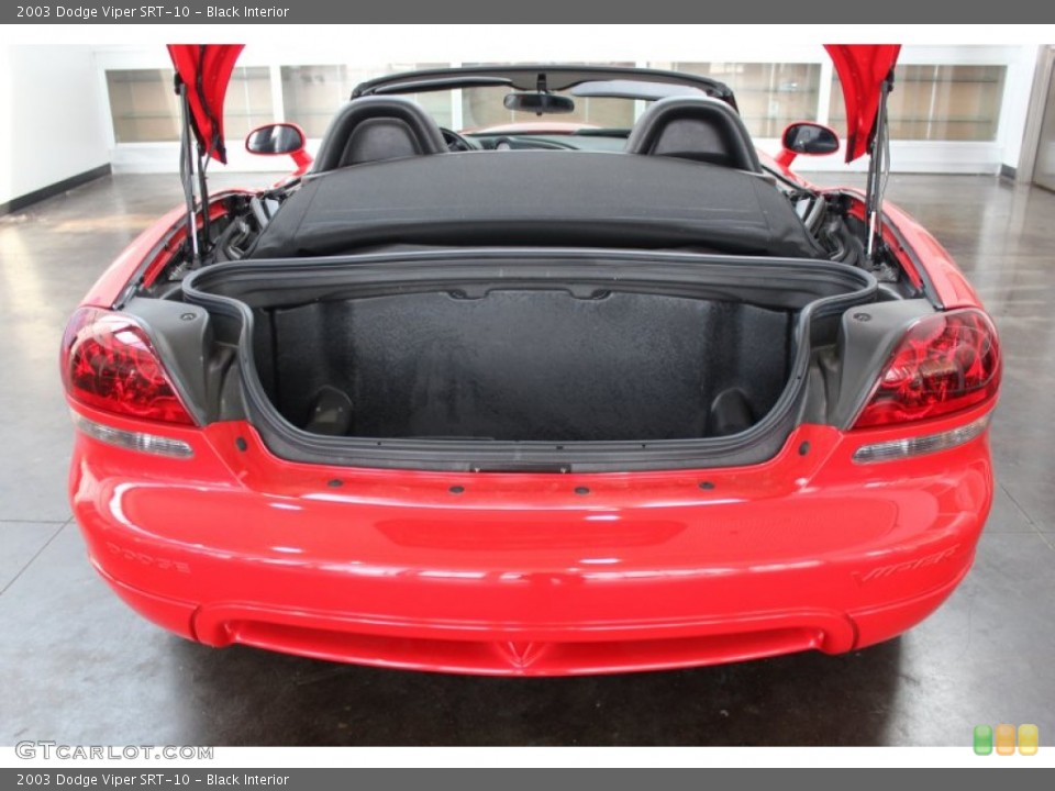 Black Interior Trunk for the 2003 Dodge Viper SRT-10 #81504732