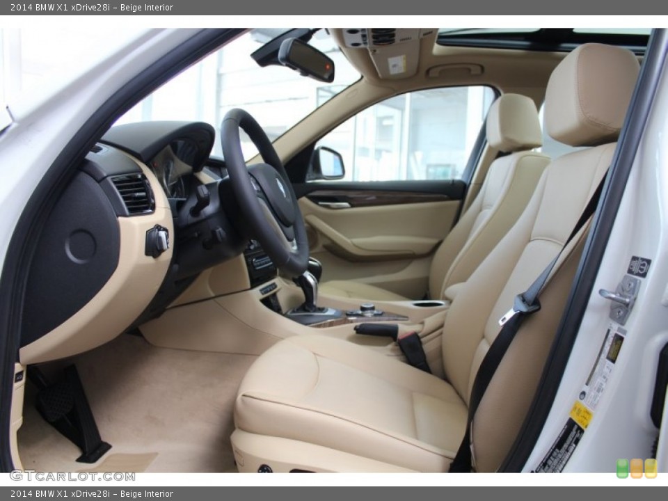 Beige Interior Front Seat for the 2014 BMW X1 xDrive28i #81505209