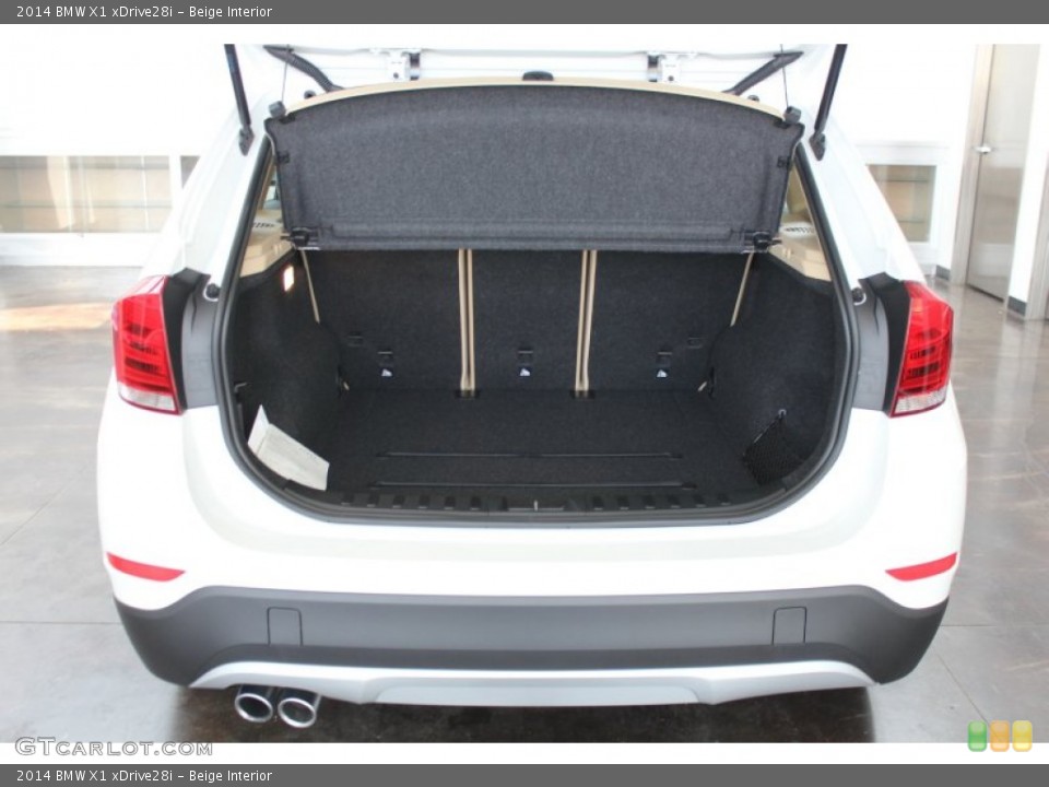 Beige Interior Trunk for the 2014 BMW X1 xDrive28i #81505353