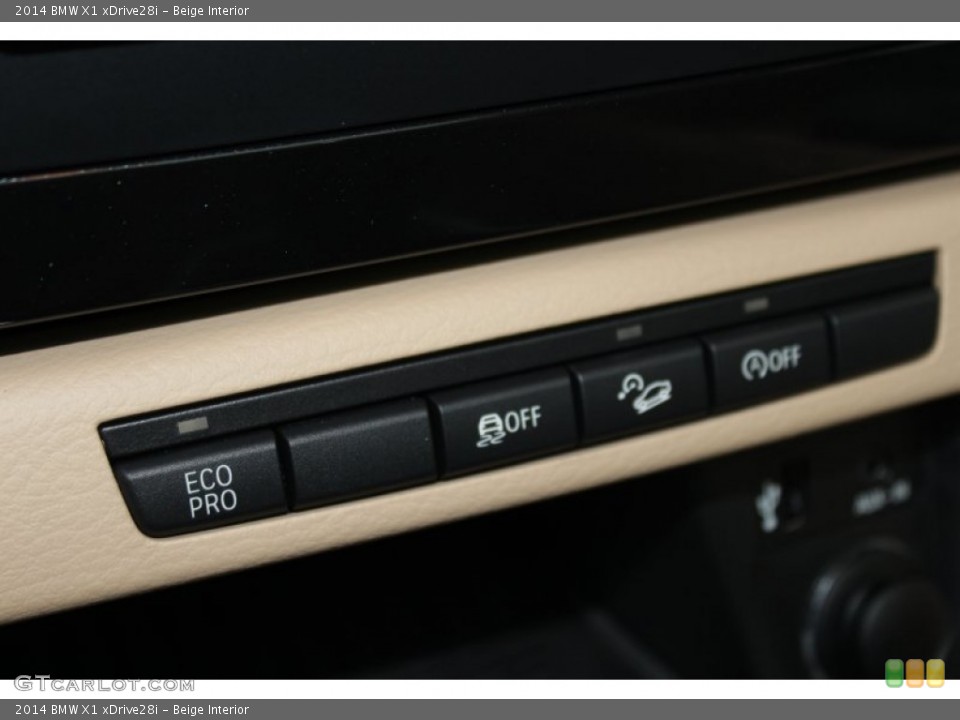Beige Interior Controls for the 2014 BMW X1 xDrive28i #81505467