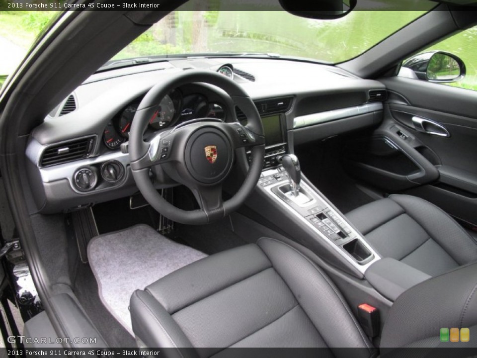 Black Interior Prime Interior for the 2013 Porsche 911 Carrera 4S Coupe #81507857