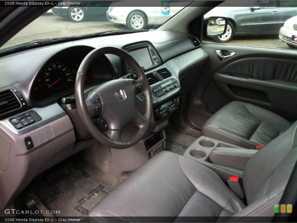 Gray 2008 Honda Odyssey Interiors