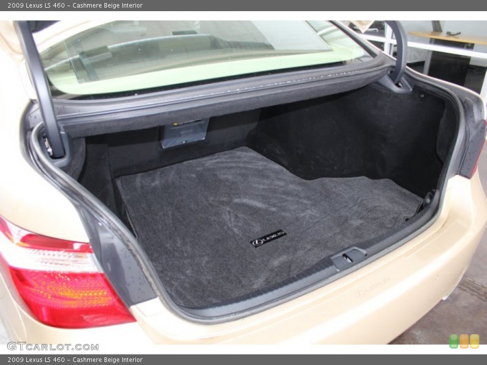 Cashmere Beige Interior Trunk for the 2009 Lexus LS 460 #81508854