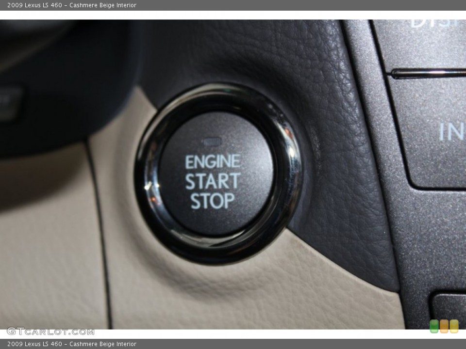 Cashmere Beige Interior Controls for the 2009 Lexus LS 460 #81509030