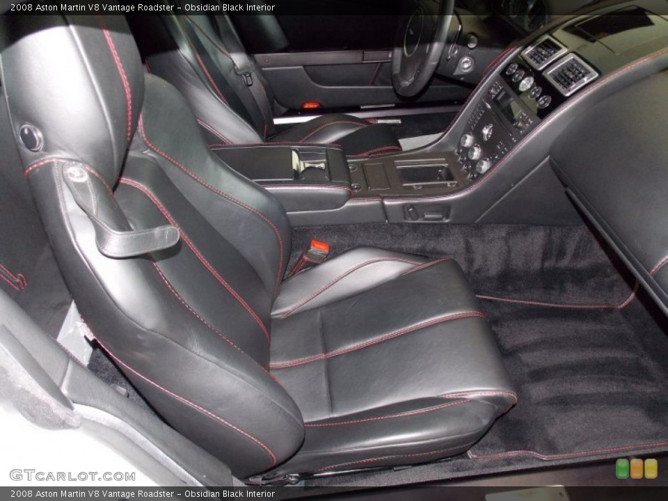 Obsidian Black Interior Photo for the 2008 Aston Martin V8 Vantage Roadster #81511914