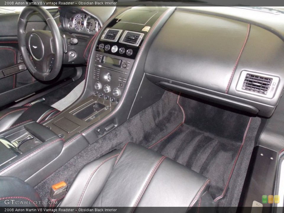 Obsidian Black Interior Dashboard for the 2008 Aston Martin V8 Vantage Roadster #81511935