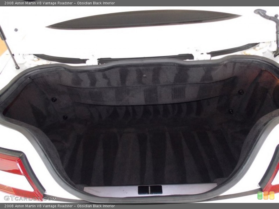Obsidian Black Interior Trunk for the 2008 Aston Martin V8 Vantage Roadster #81512028