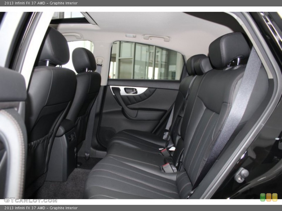 Graphite Interior Rear Seat for the 2013 Infiniti FX 37 AWD #81512193