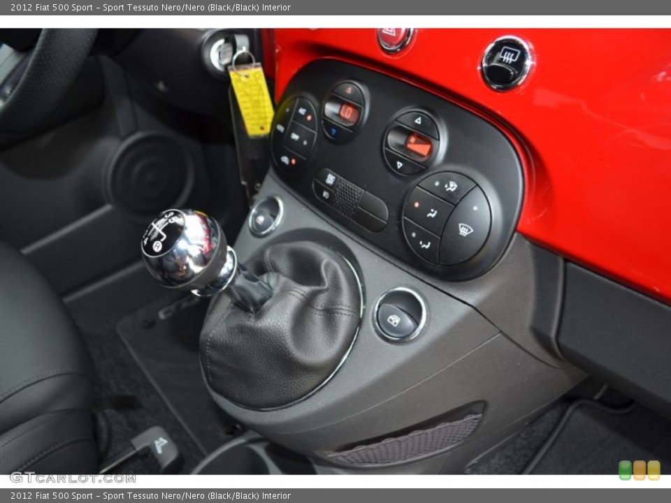 Sport Tessuto Nero/Nero (Black/Black) Interior Transmission for the 2012 Fiat 500 Sport #81512217