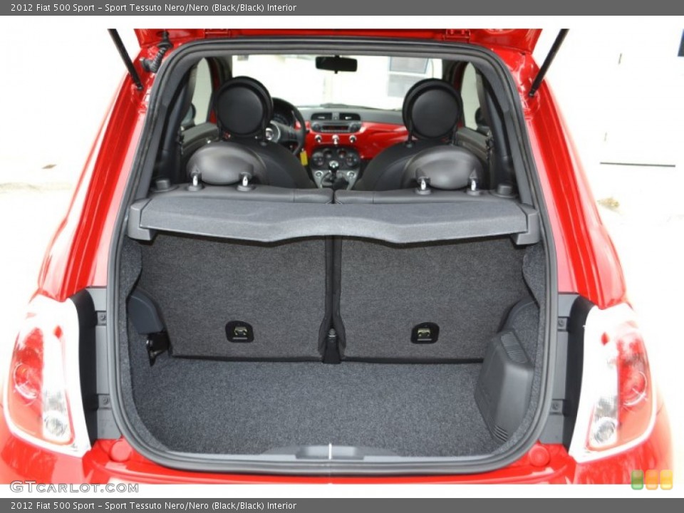 Sport Tessuto Nero/Nero (Black/Black) Interior Trunk for the 2012 Fiat 500 Sport #81512280