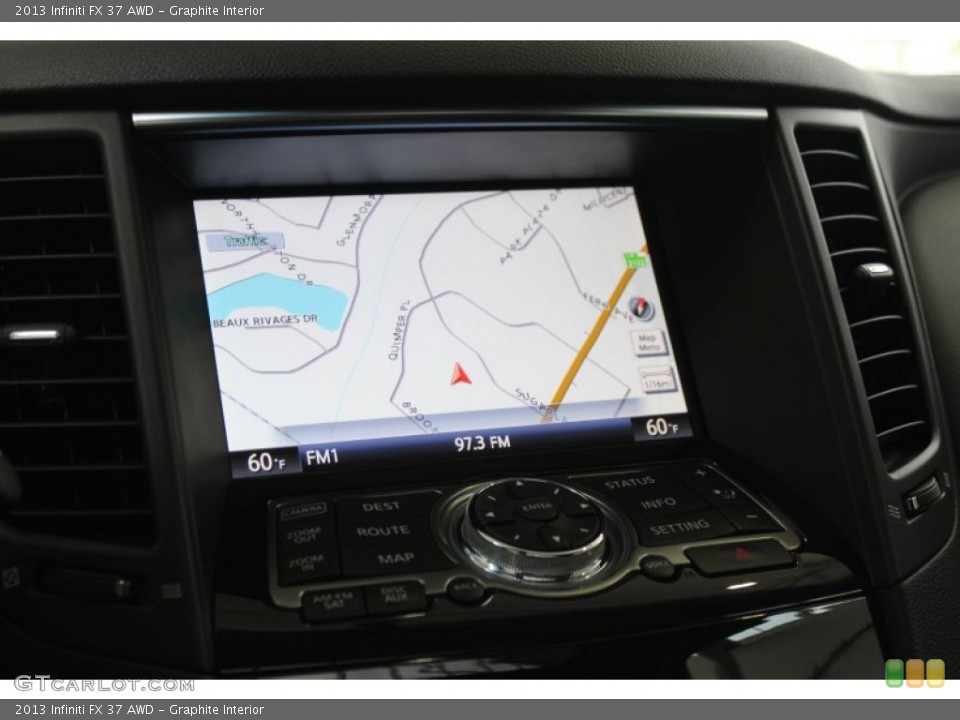 Graphite Interior Navigation for the 2013 Infiniti FX 37 AWD #81512312