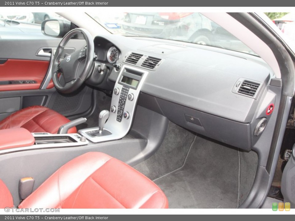 Cranberry Leather/Off Black Interior Dashboard for the 2011 Volvo C70 T5 #81513179