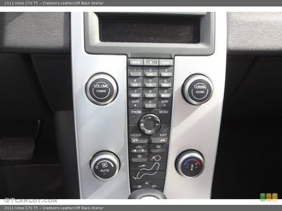 Cranberry Leather/Off Black Interior Controls for the 2011 Volvo C70 T5 #81513339