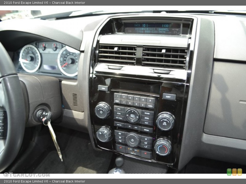 Charcoal Black Interior Controls for the 2010 Ford Escape Limited V6 #81513676