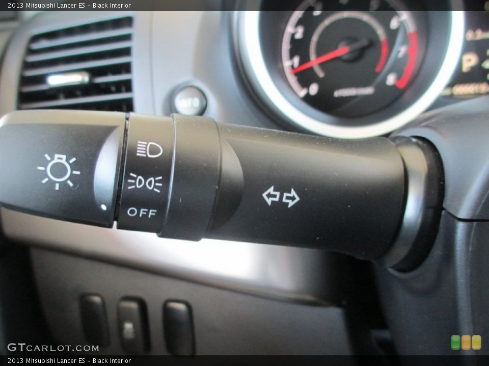 Black Interior Controls for the 2013 Mitsubishi Lancer ES #81514422