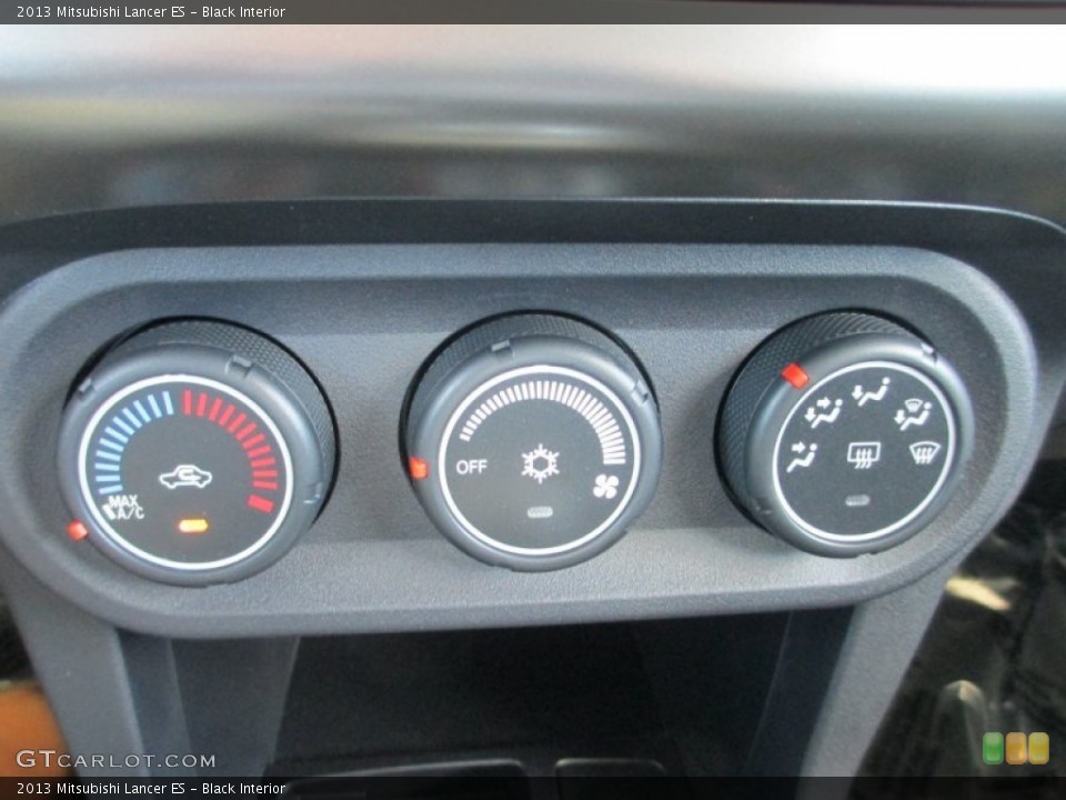 Black Interior Controls for the 2013 Mitsubishi Lancer ES #81514475