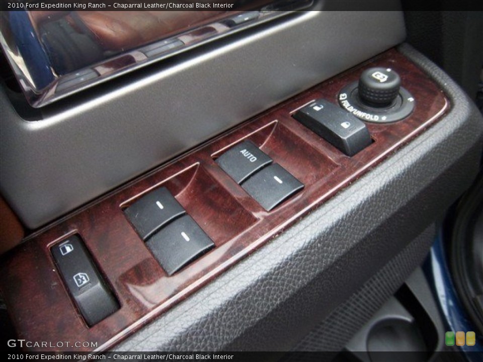 Chaparral Leather/Charcoal Black Interior Controls for the 2010 Ford Expedition King Ranch #81518185