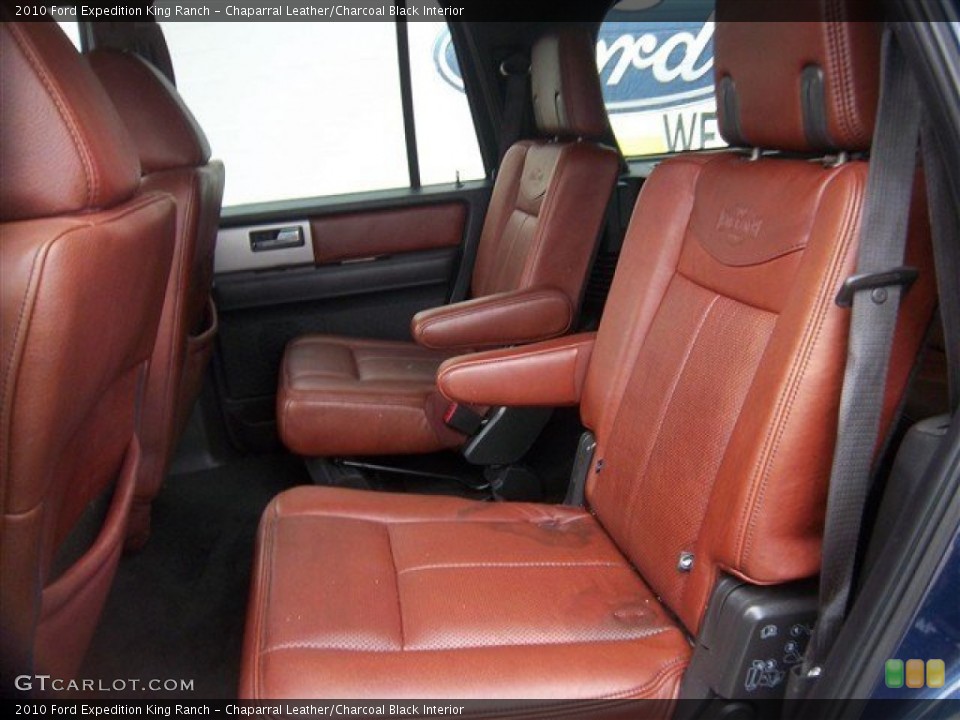 Chaparral Leather/Charcoal Black Interior Rear Seat for the 2010 Ford Expedition King Ranch #81518232