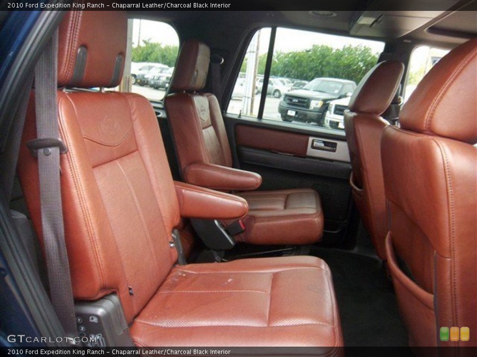 Chaparral Leather/Charcoal Black Interior Rear Seat for the 2010 Ford Expedition King Ranch #81518313