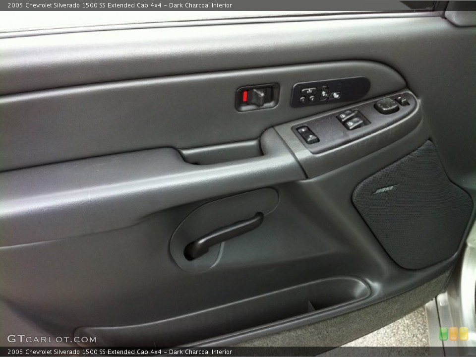 Dark Charcoal Interior Door Panel for the 2005 Chevrolet Silverado 1500 SS Extended Cab 4x4 #81518354