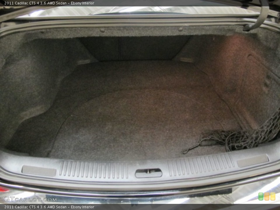 Ebony Interior Trunk for the 2011 Cadillac CTS 4 3.6 AWD Sedan #81518838