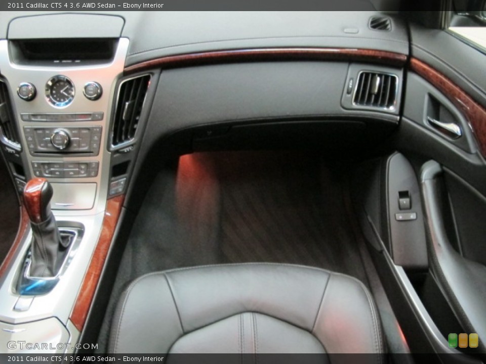 Ebony Interior Dashboard for the 2011 Cadillac CTS 4 3.6 AWD Sedan #81519007