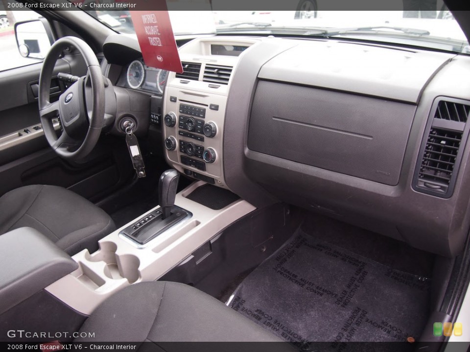 Charcoal Interior Dashboard for the 2008 Ford Escape XLT V6 #81519492