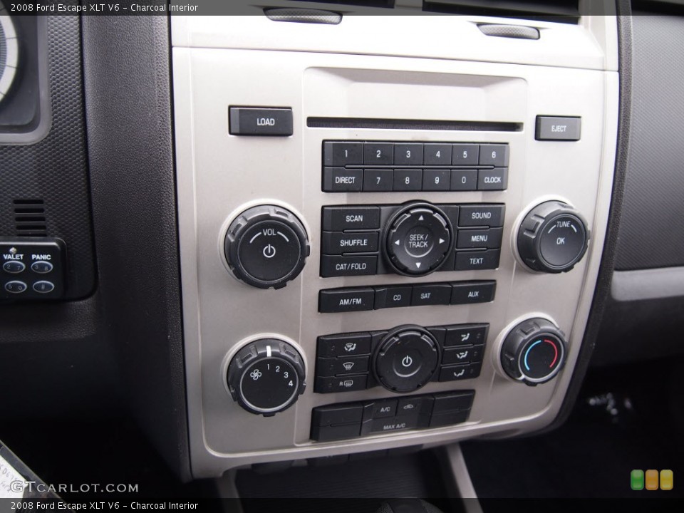 Charcoal Interior Controls for the 2008 Ford Escape XLT V6 #81519546