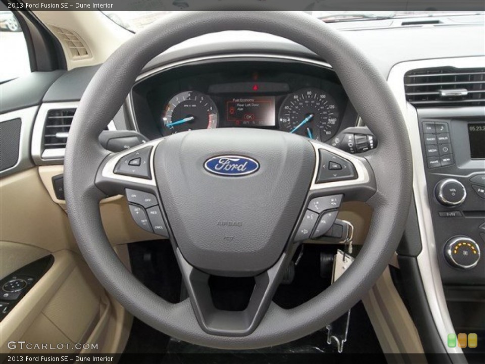 Dune Interior Steering Wheel for the 2013 Ford Fusion SE #81521108