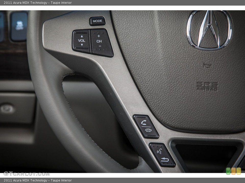 Taupe Interior Controls for the 2011 Acura MDX Technology #81522869