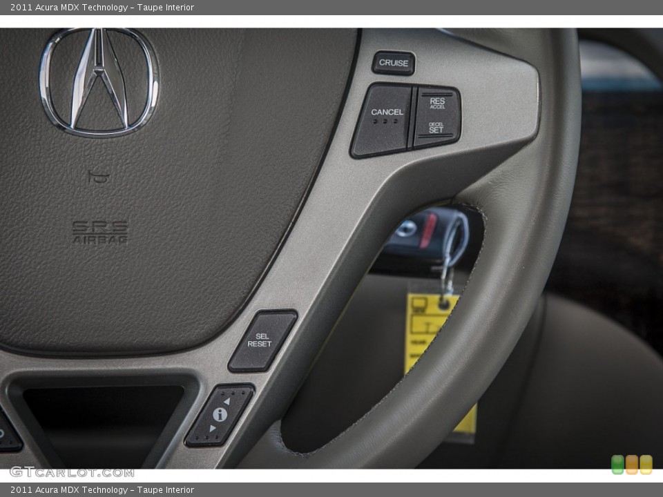 Taupe Interior Controls for the 2011 Acura MDX Technology #81522900