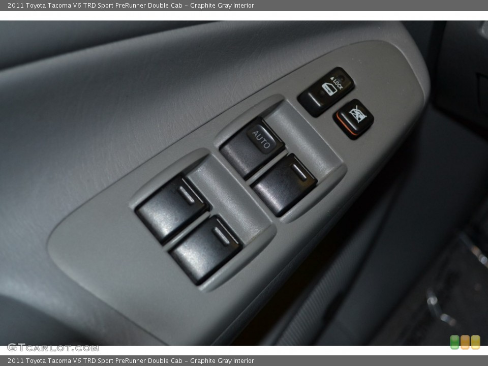 Graphite Gray Interior Controls for the 2011 Toyota Tacoma V6 TRD Sport PreRunner Double Cab #81523511