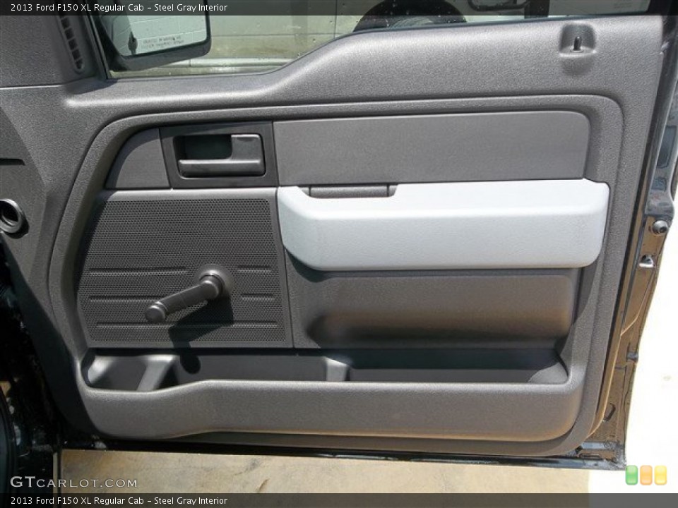 Steel Gray Interior Door Panel for the 2013 Ford F150 XL Regular Cab #81523930