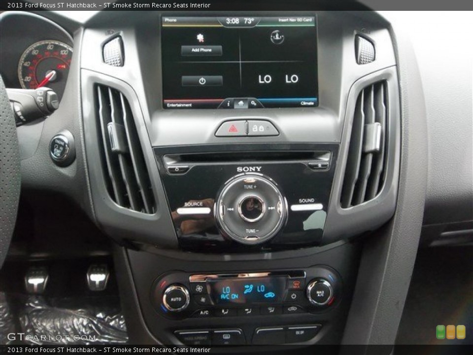 ST Smoke Storm Recaro Seats Interior Controls for the 2013 Ford Focus ST Hatchback #81523985