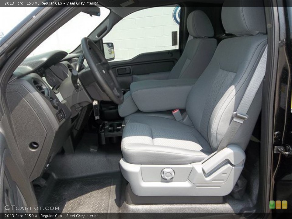 Steel Gray Interior Photo for the 2013 Ford F150 XL Regular Cab #81523994