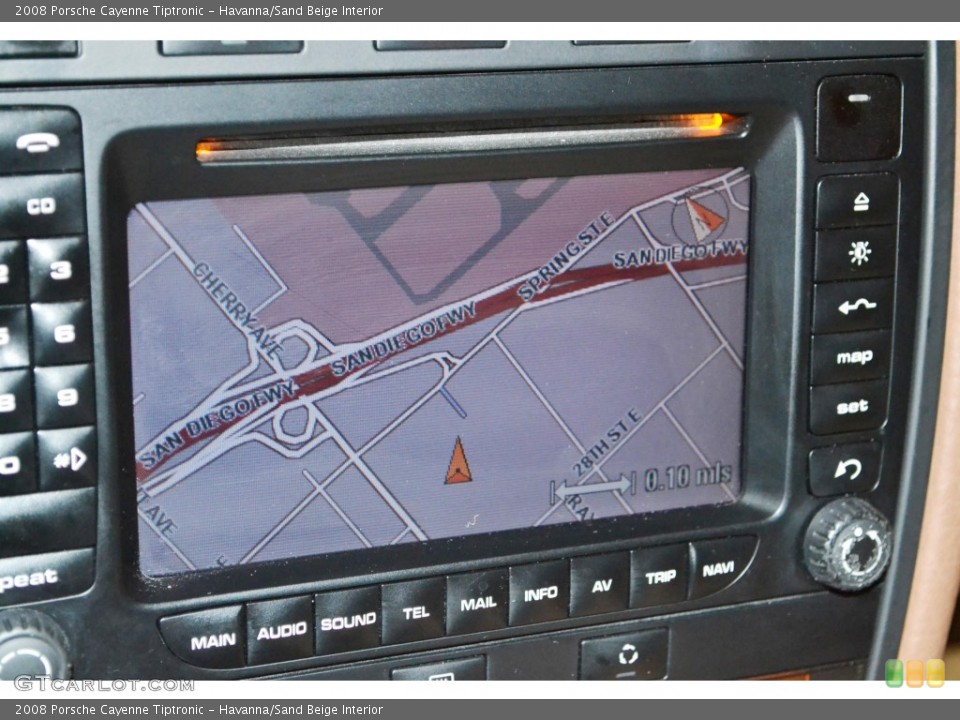 Havanna/Sand Beige Interior Navigation for the 2008 Porsche Cayenne Tiptronic #81524084
