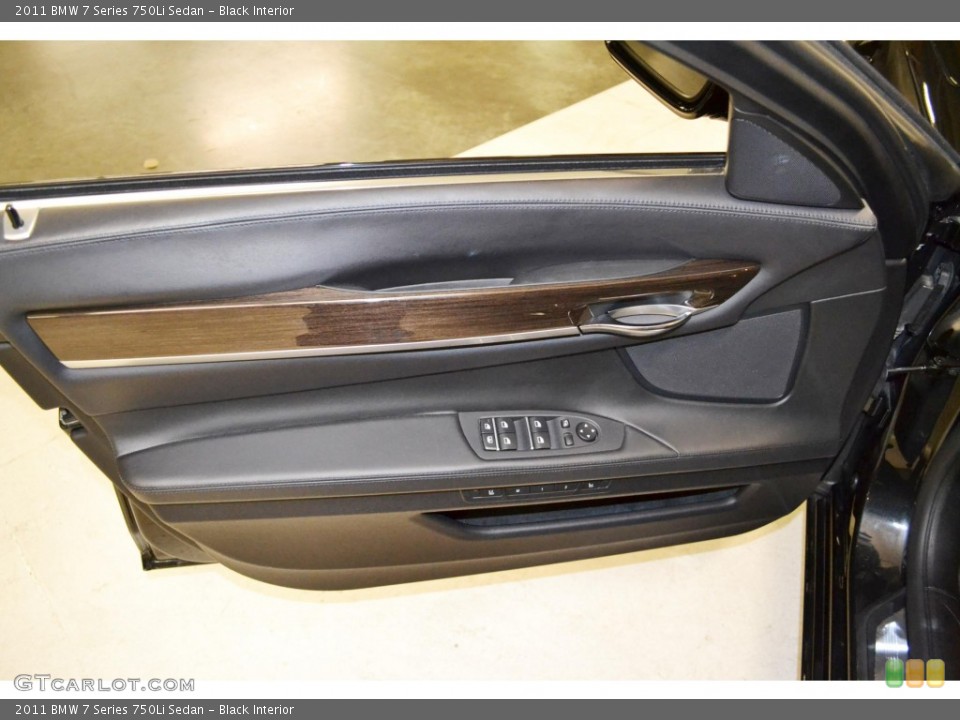 Black Interior Door Panel for the 2011 BMW 7 Series 750Li Sedan #81524247