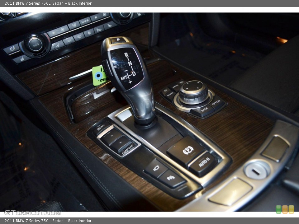 Black Interior Transmission for the 2011 BMW 7 Series 750Li Sedan #81524322