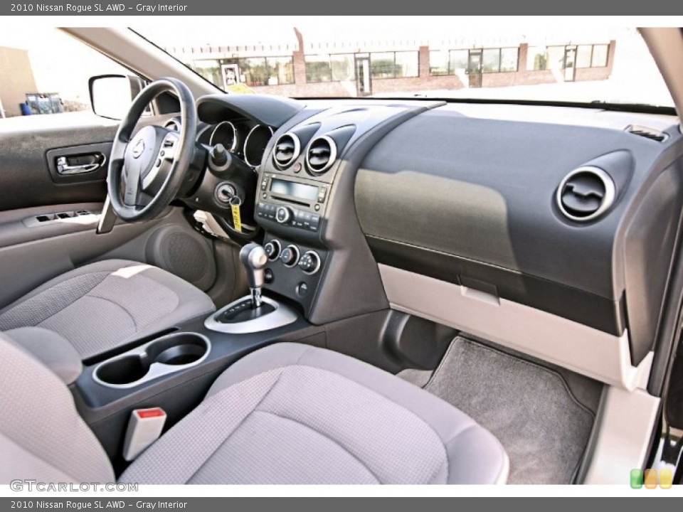 Gray Interior Dashboard for the 2010 Nissan Rogue SL AWD #81526845