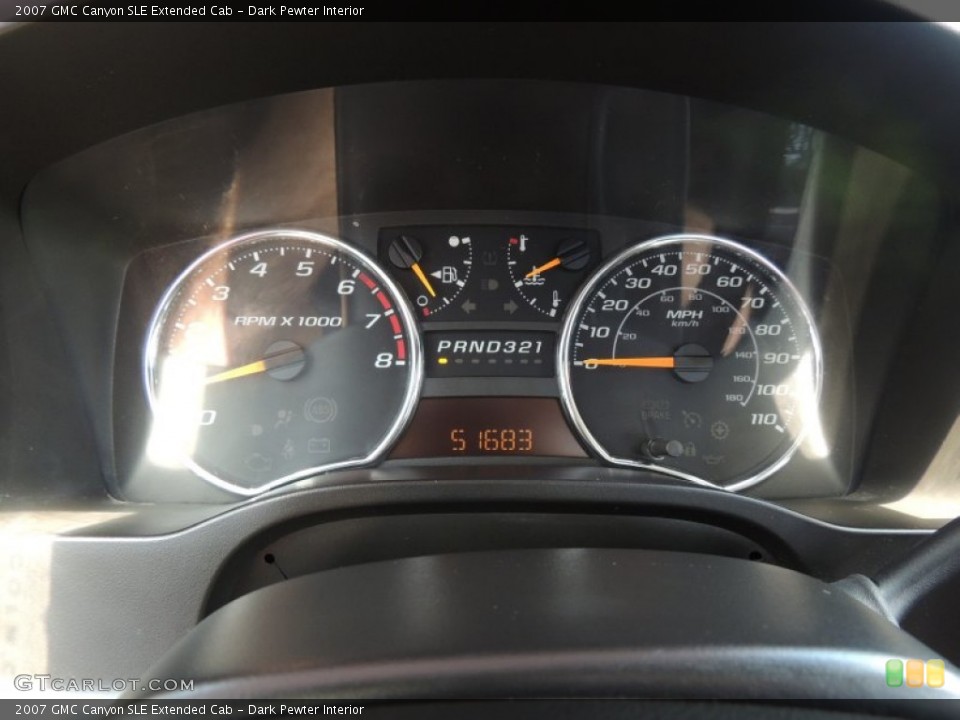 Dark Pewter Interior Gauges for the 2007 GMC Canyon SLE Extended Cab #81527321