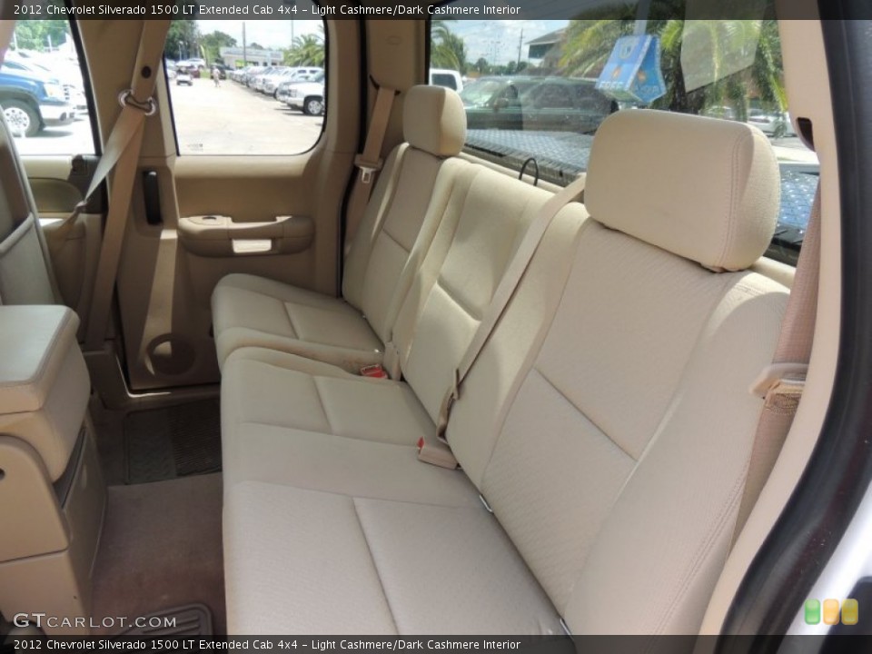 Light Cashmere/Dark Cashmere Interior Rear Seat for the 2012 Chevrolet Silverado 1500 LT Extended Cab 4x4 #81527783