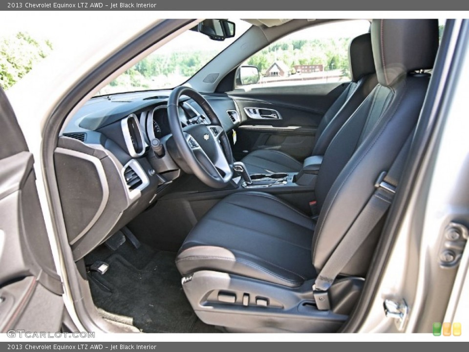 Jet Black Interior Front Seat for the 2013 Chevrolet Equinox LTZ AWD #81528184