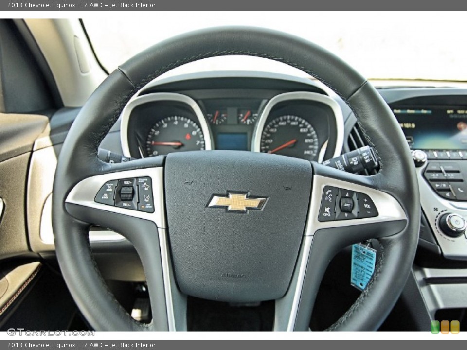 Jet Black Interior Steering Wheel for the 2013 Chevrolet Equinox LTZ AWD #81528318