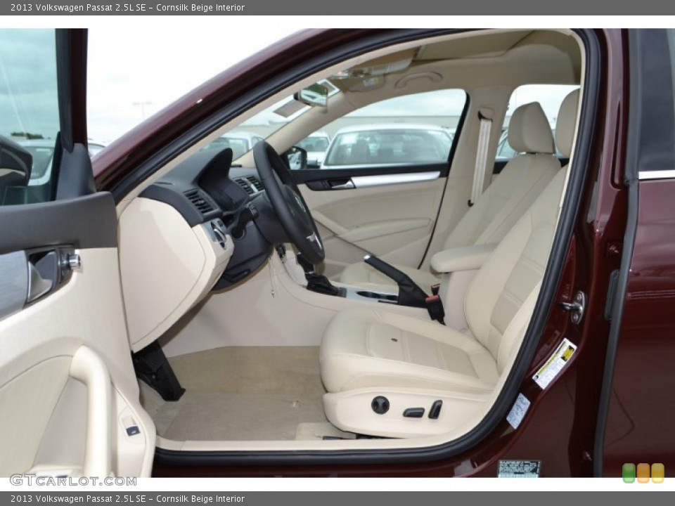 Cornsilk Beige Interior Photo for the 2013 Volkswagen Passat 2.5L SE #81528414