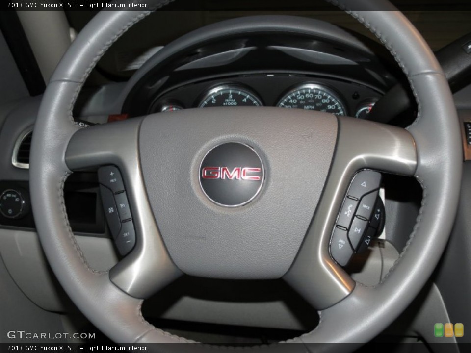 Light Titanium Interior Steering Wheel for the 2013 GMC Yukon XL SLT #81529718